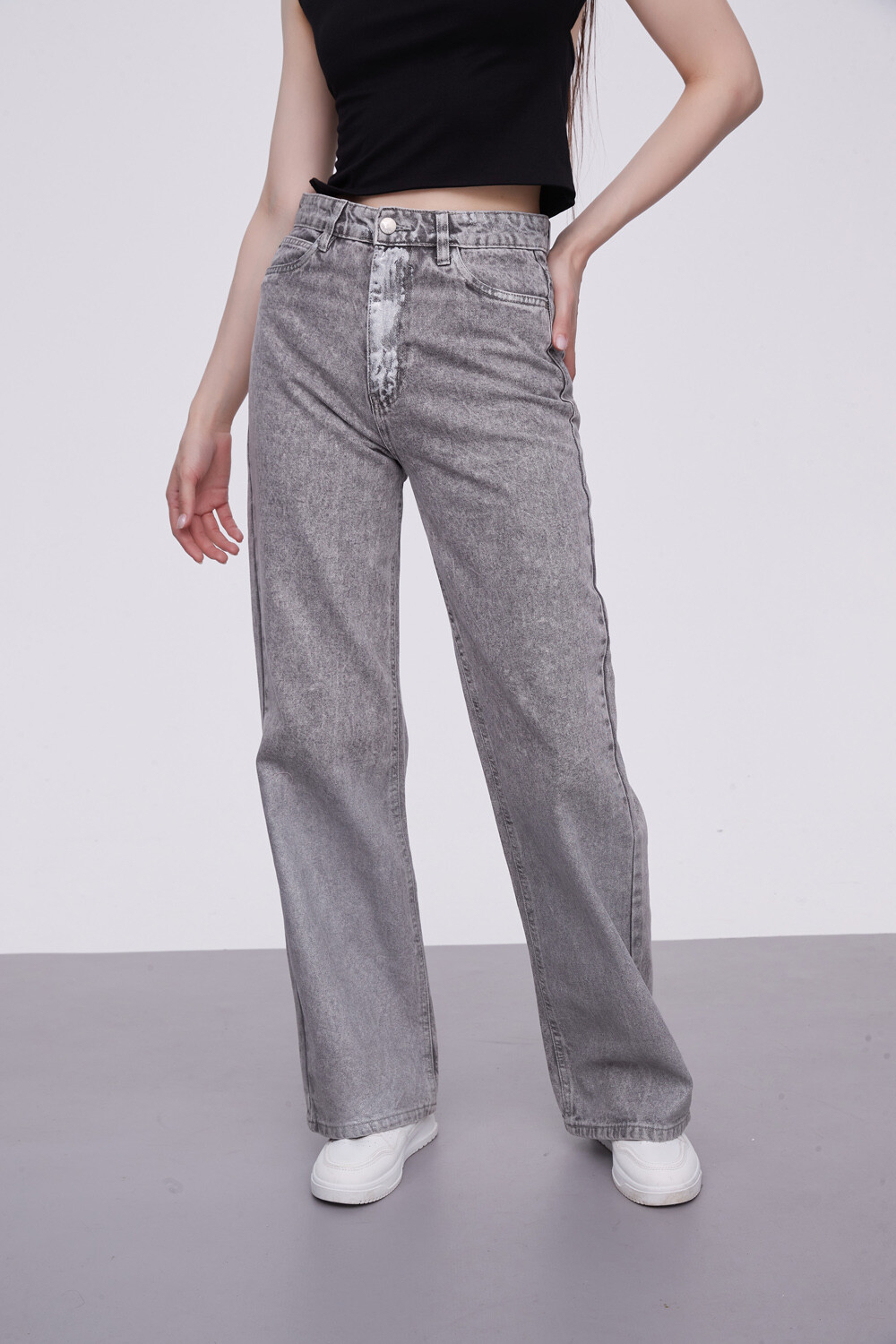 Pantalon Danisa Gris Claro