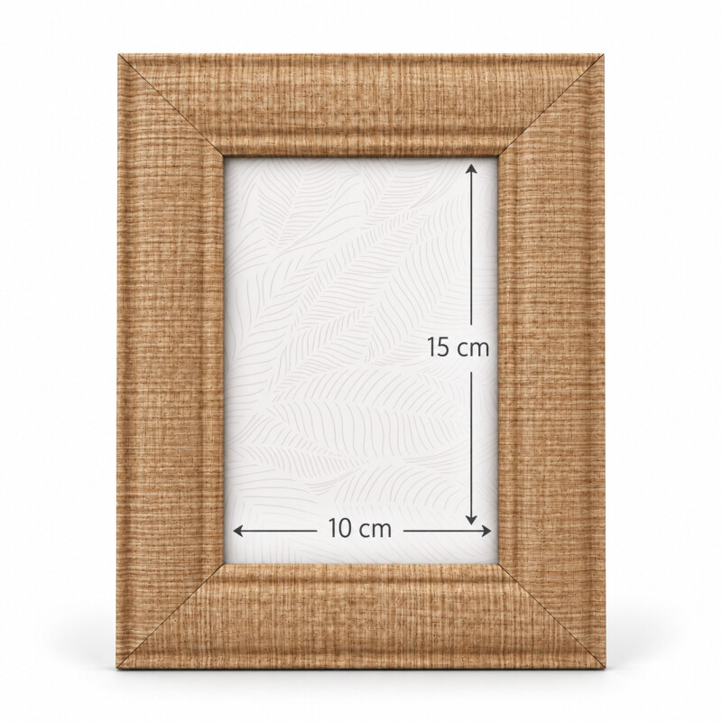 Portarretrato en MDF 10x15cm - Marron claro Portarretrato en MDF 10x15cm - Marron claro