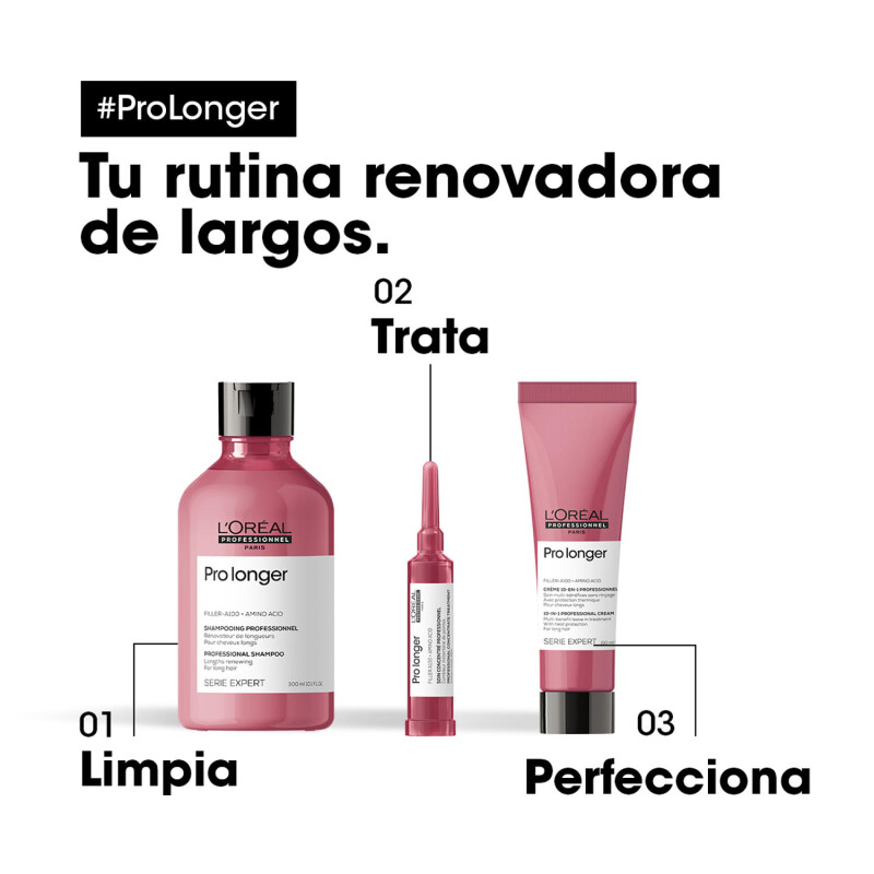 Shampoo L'Oréal Professionnel Pro Longer 300ml Para Cabello Largo Con Puntas Afinadas Shampoo L'Oréal Professionnel Pro Longer 300ml Para Cabello Largo Con Puntas Afinadas