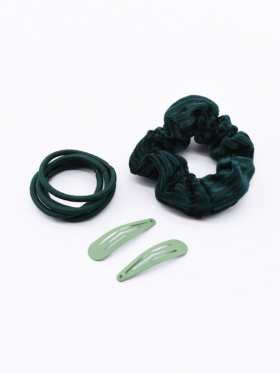 COLEROS Y SAPITOS PACK X 8 - VERDE MILI 