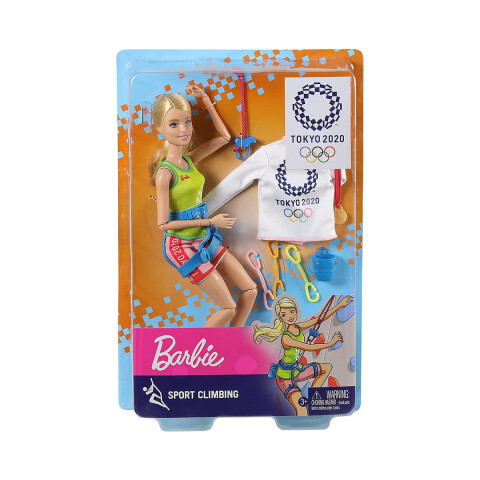 Barbie Escaladora de los JJOO con 2 vestuarios U