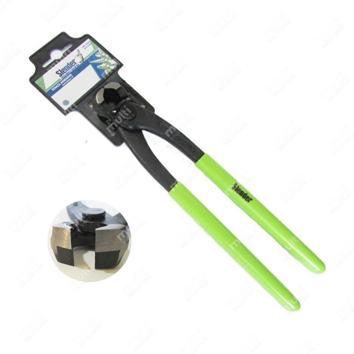 Tenaza armador medio corte 9" 