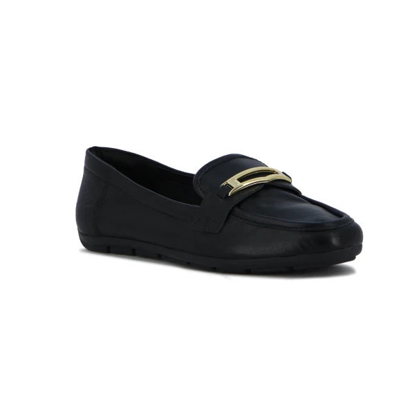Comfortflex Zapato Mocarin C/ Hebilla De Dama Negro
