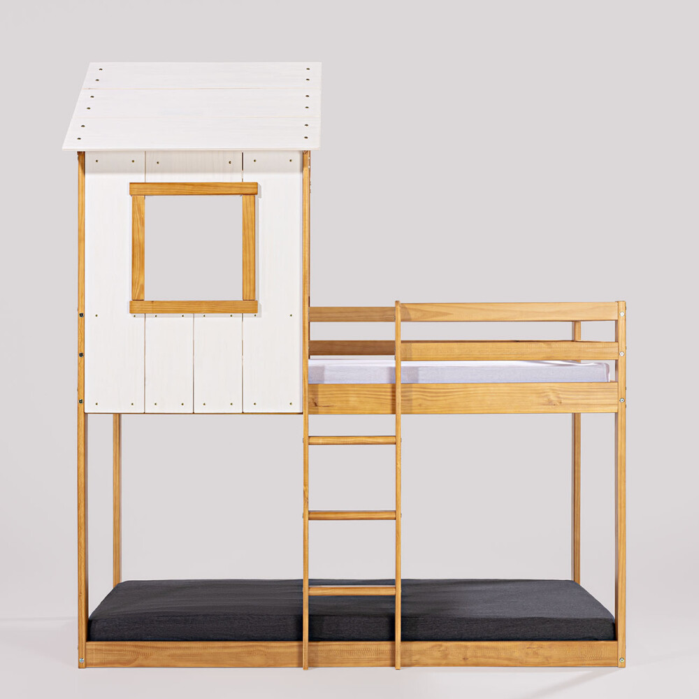 Cucheta infantil - 1 plaza - Madera maciza Cucheta infantil - 1 plaza - Madera maciza