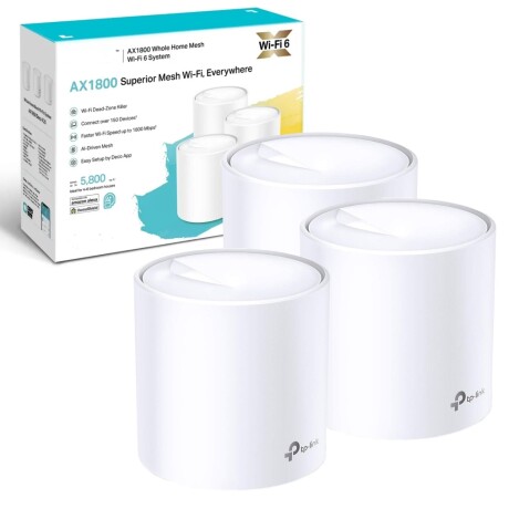 Access Point Tp-link Deco X20 Mesh AX1800 (3 Pack) 001