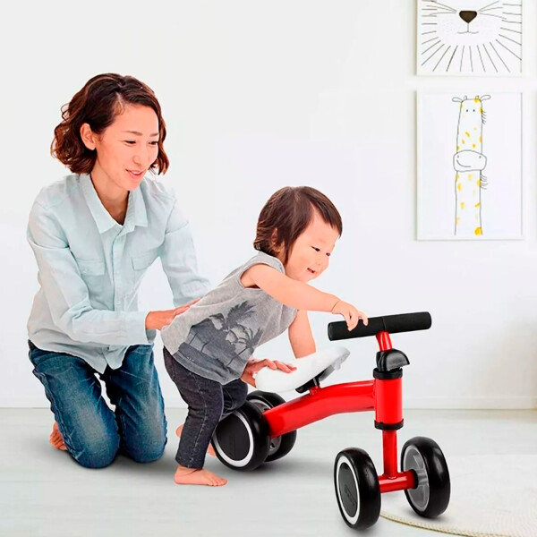 Triciclo Chivita Buggy Bebé 10-24 Meses Andador Bicicleta Variante Color Celeste
