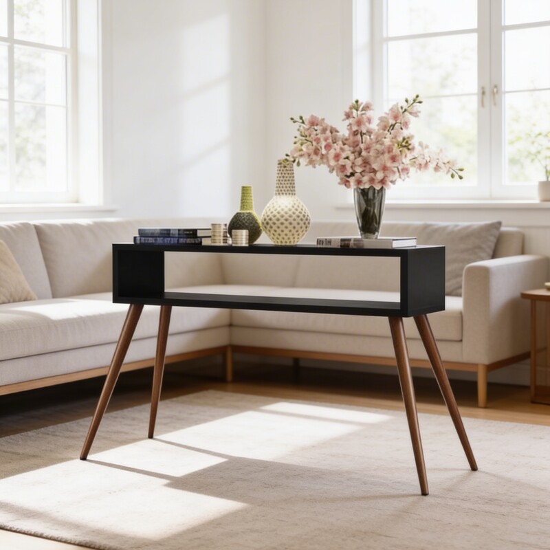 Aparador Moderno Quad 120cm Negro