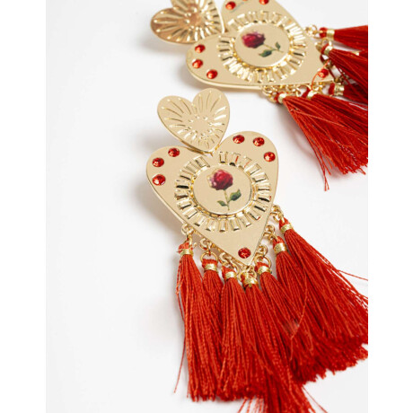 Aros Colgantes Largos Halloween Dorado