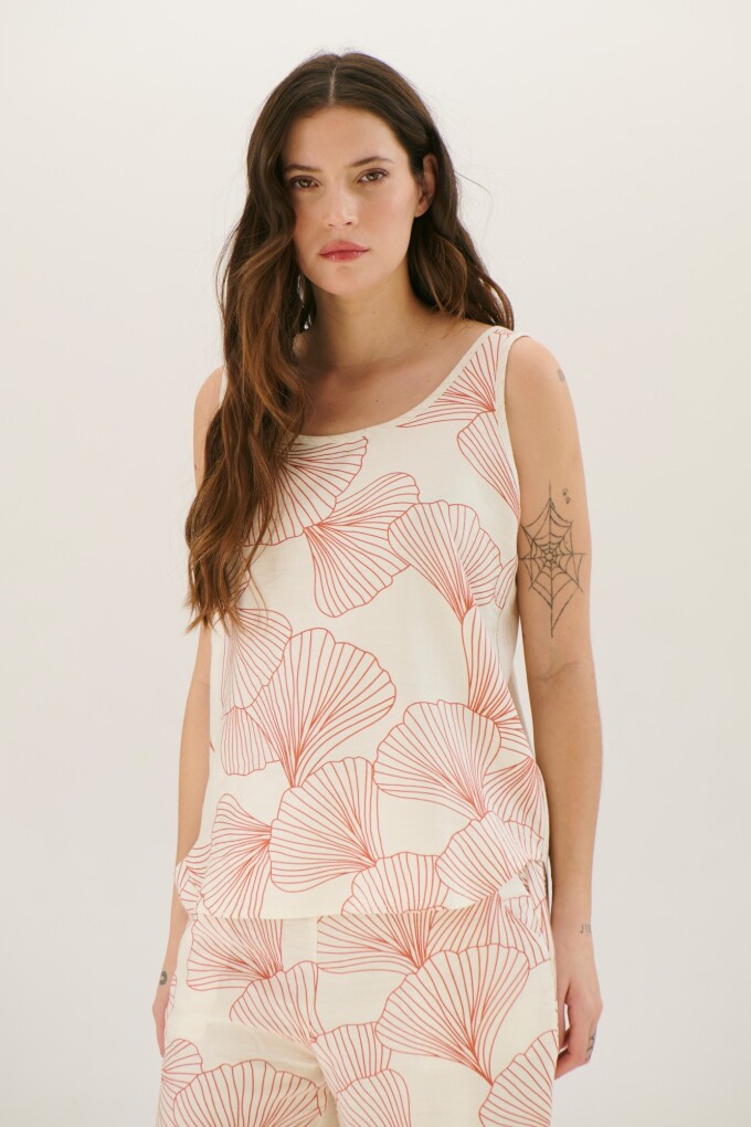 MUSCULOSA GINGKO ROJO