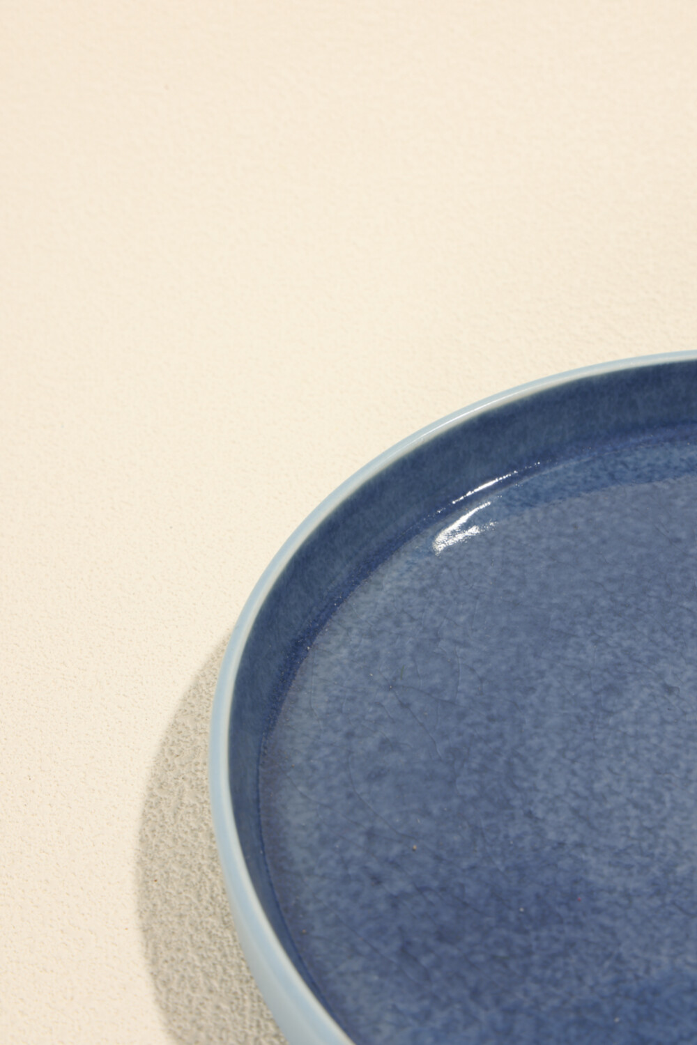 Plato Postre Wave Color Unico