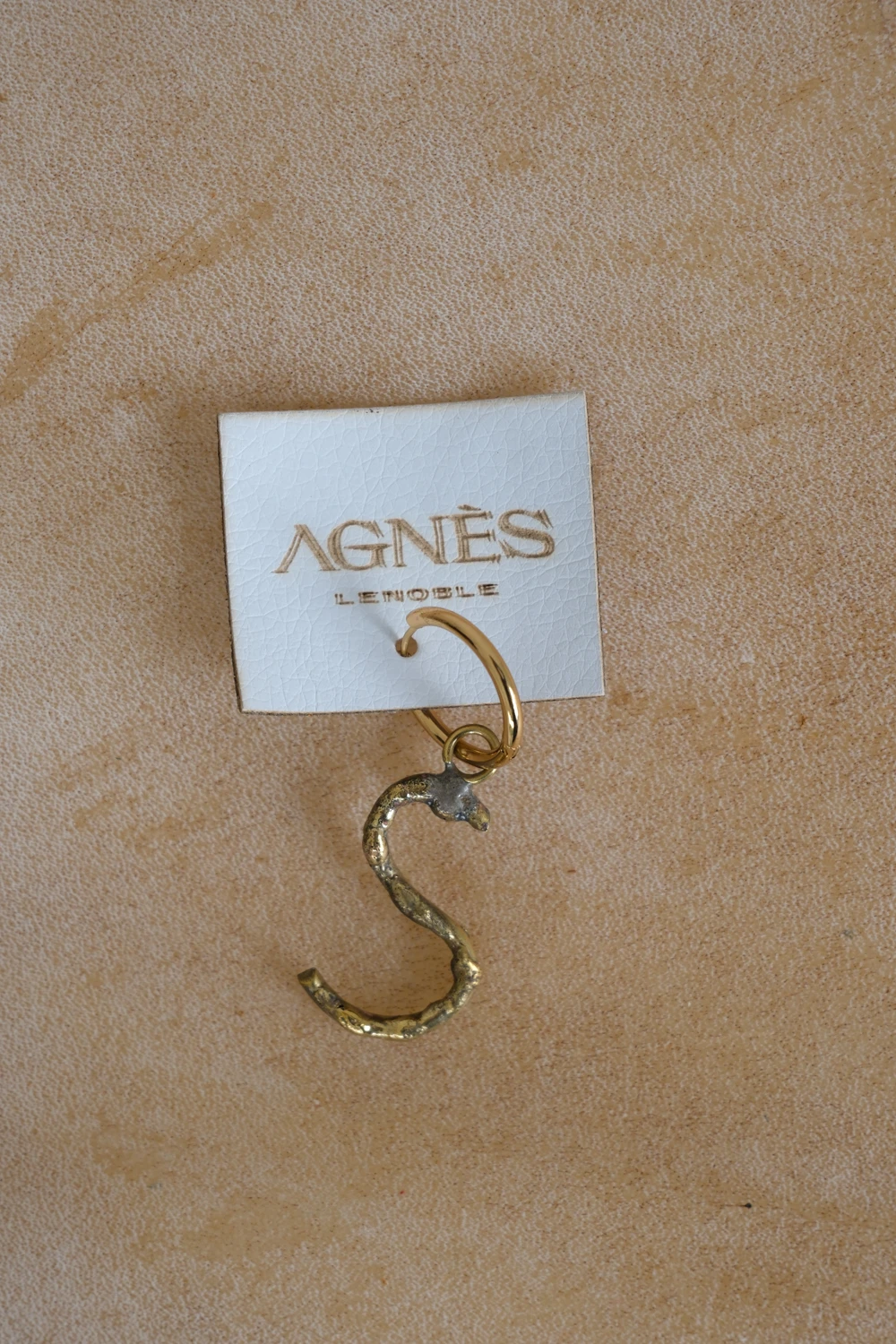 Spelling Earrings Bronce - S