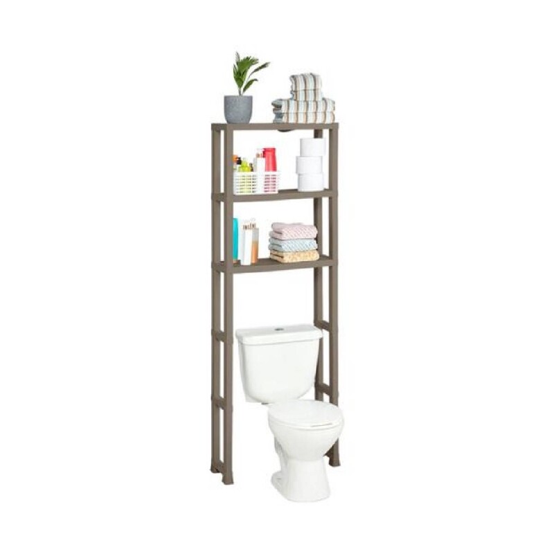 Estantería Organizadora para Baño sobre Inodoro Rimax 3 Estantes Mocca