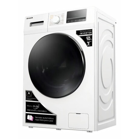 Lavasecarropas Automático Inverter Aiwa 10kg/7kg Frontal Blanco