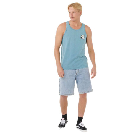 Musculosa Rip Curl Raw Energy Bubble Celeste