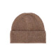 Gorro de lana marrón