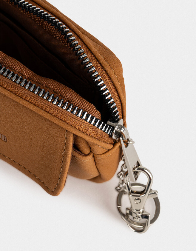 Monederos Monedero Suede Camel - Marron Camel