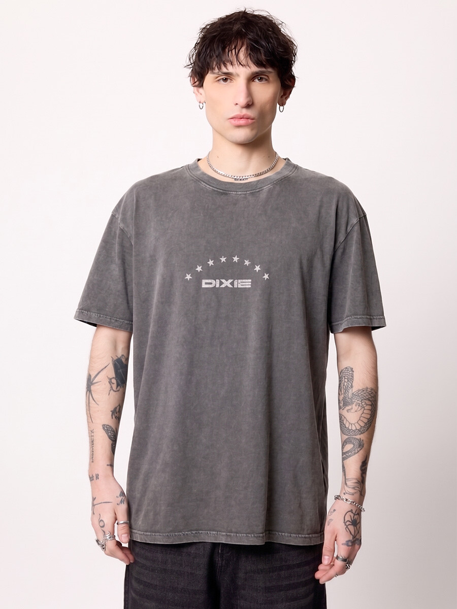 T-SHIRT M/C COSTA DE ORO DIXIE Gris Oscuro