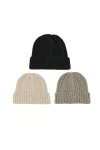 Gorro en 8 Negro