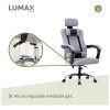 Silla Ejecutiva Ergonómica Lumax Modelo Wynn Gris