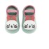 Set de medias con aplique anti deslizante buba 1 a 3 Conejo verde Rosa