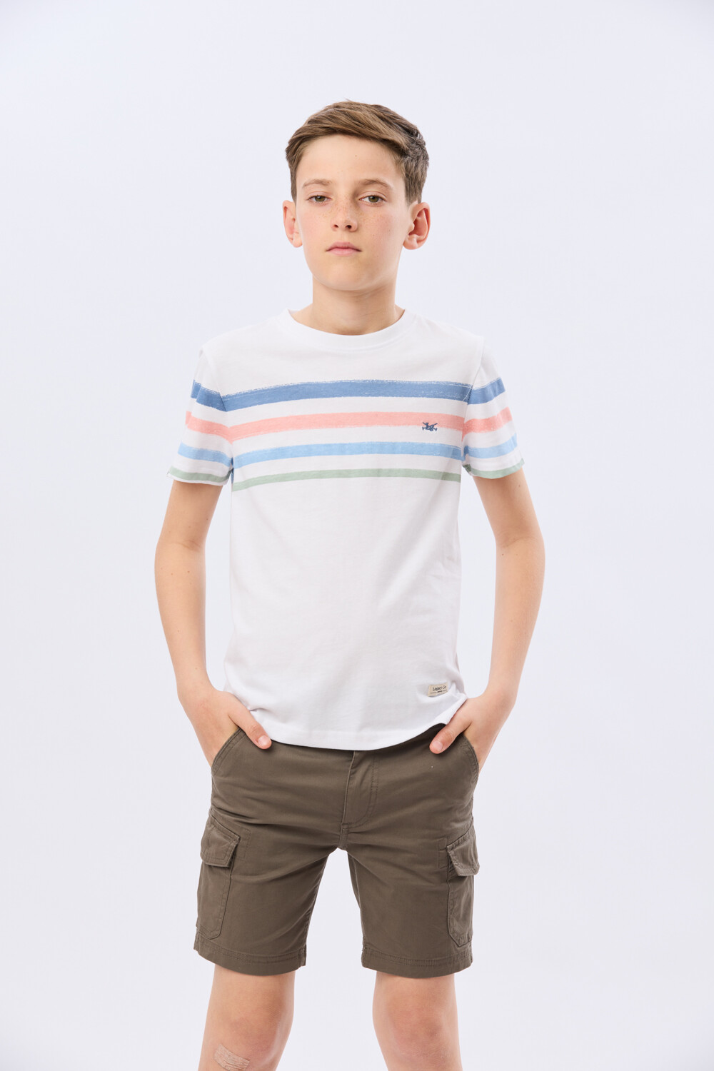 BERMUDA CARGO SPANDEX Verde