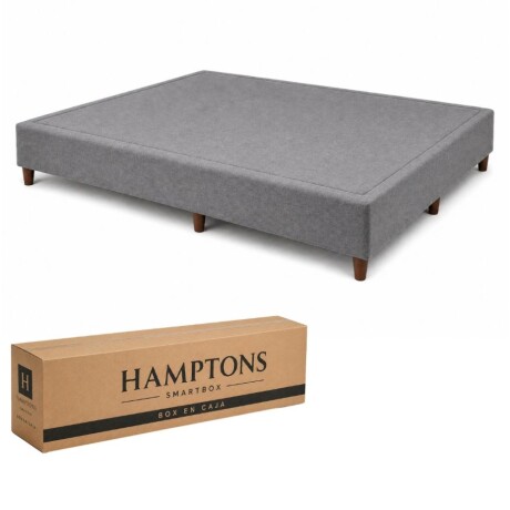 Sommier 2 Plazas HAMPTONS Hybrid Silver Gris