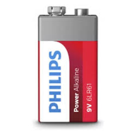 Pilas | Bateria 9v Alcalina PHILIPS - 6LR61P1B/97 Pilas | Bateria 9v Alcalina Philips - 6lr61p1b/97