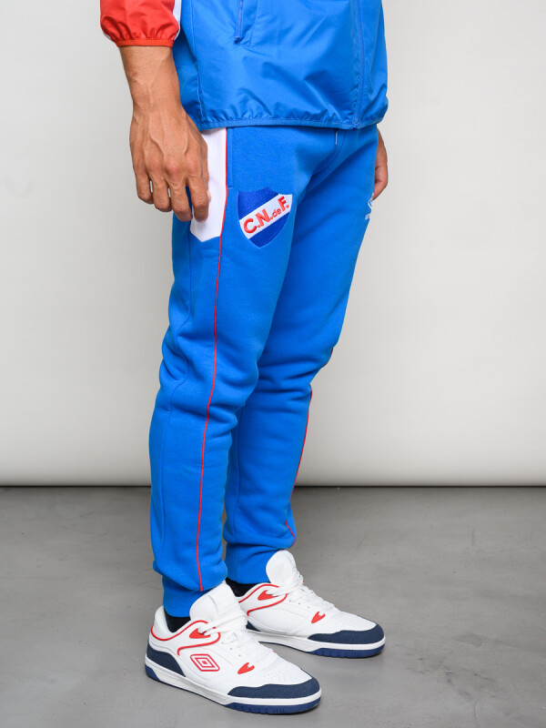 PANTALÓN URBAN Nacional Hombre Azul Royal, Blanco