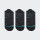 Medias Stance Run Light 3 Pack Tab Negro