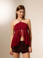 Tops Lyria Bordeaux