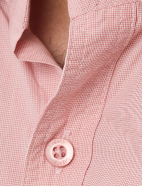 CAMISA CUADROS ALGODÓN Rosa