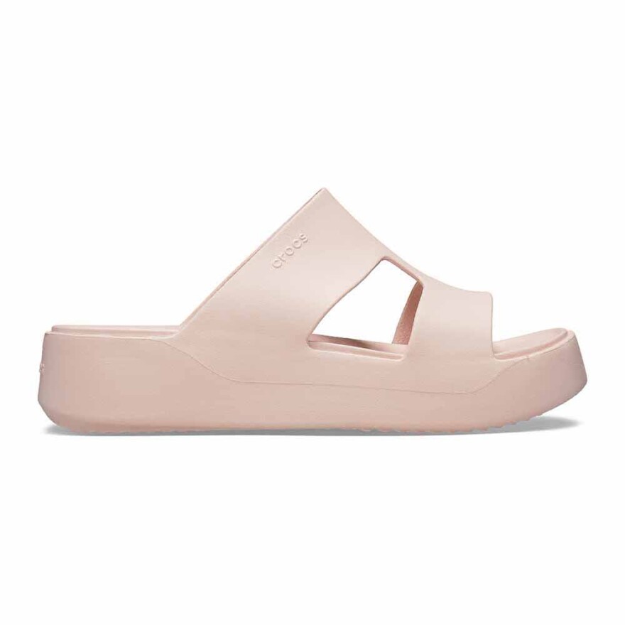 Sandalias Crocs Getaway Platform H-Strap W Mujer Quartz
