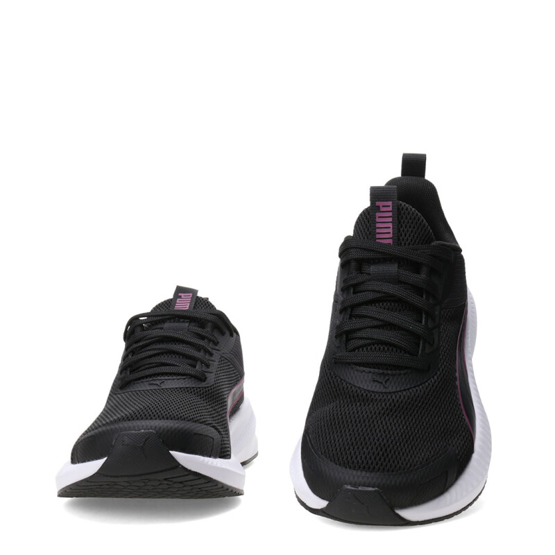 Championes de Niña Puma Flyer Lite 4 Junior Negro - Violeta