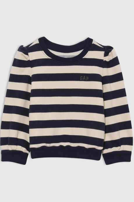 Buzo Deportivo A Rayas Mini Logo Gap Toddler Niña Navy Stripe