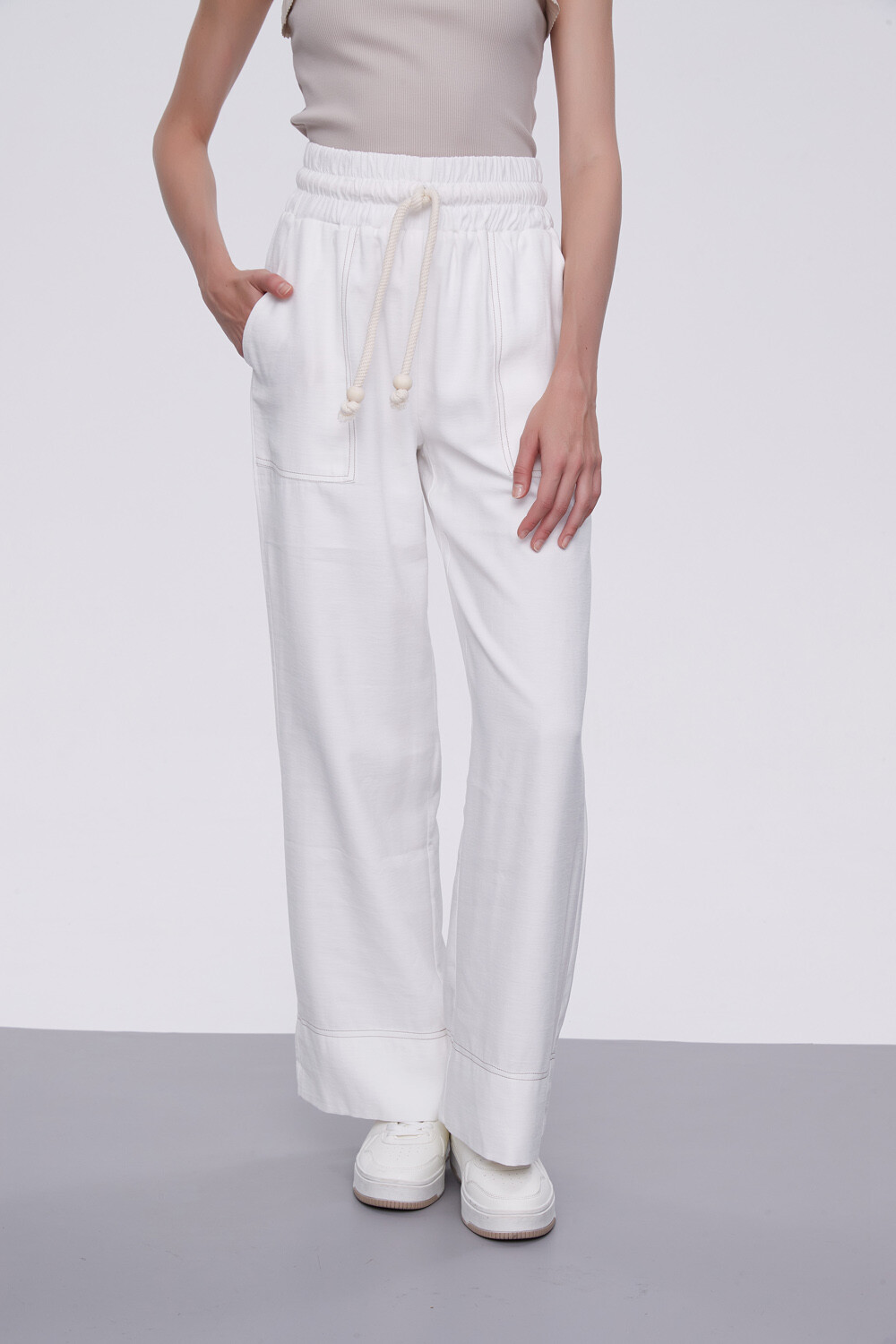 Pantalon Crescent Blanco