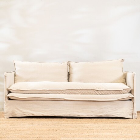 Sillón Manu 3 Cuerpos Beige Sillón Manu 3 Cuerpos Beige