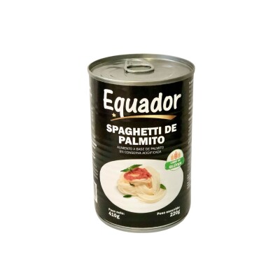 Fideos Spaghetti De Palmitos Equeador 220g Spaghetti De Palmito Equador