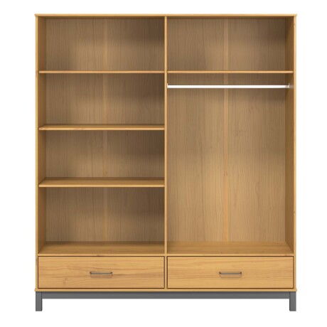 PLACARD 4 PUERTAS MADERA NATURAL-BEIGE CAPRI