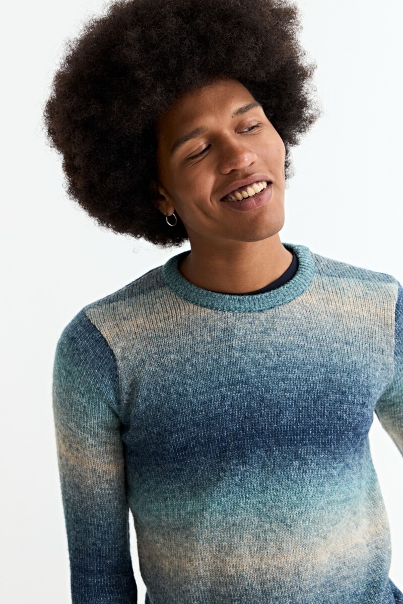 Sweater degradé AZUL