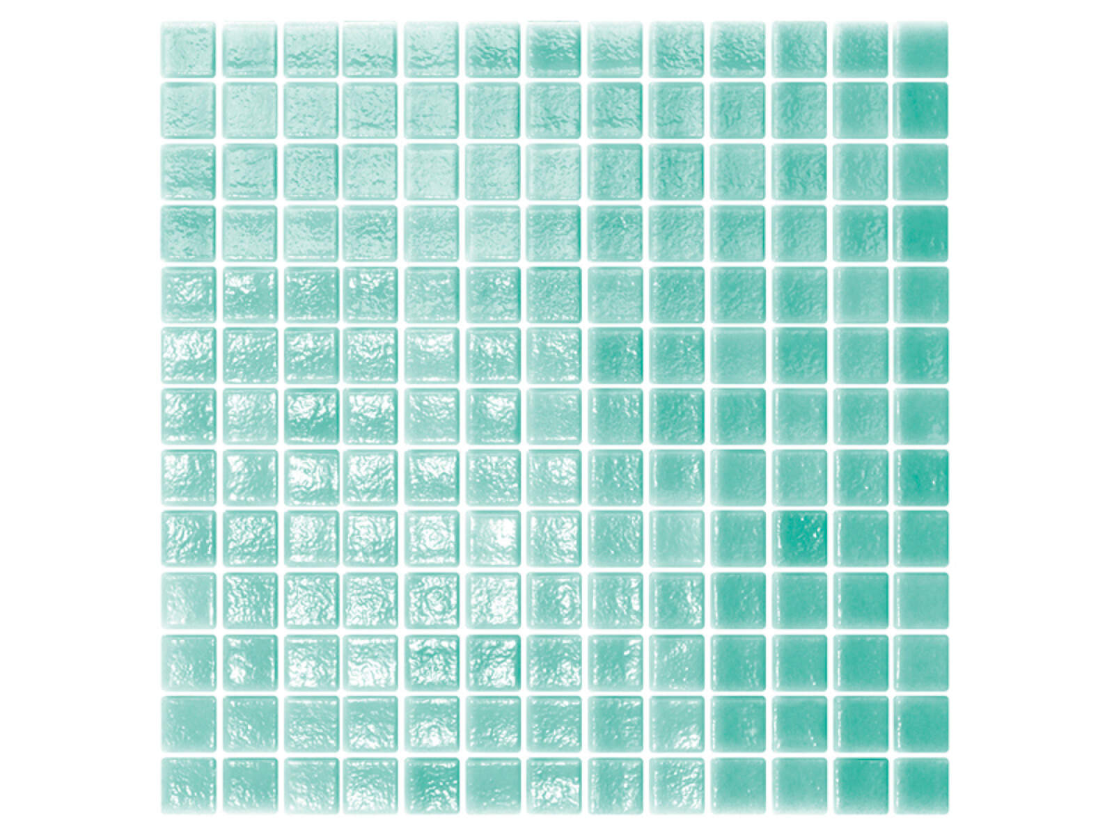 Pastilla Piscina Malla Mosaico Vitrificado Menta 2.5X2.5Cm 