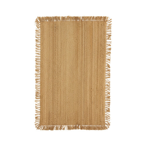 Alfombra Yute Flecos | Herringbone - 60x90 cm Alfombra Yute Flecos | Herringbone - 60x90 cm