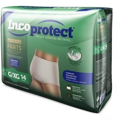 Pants para Adulto Incoprotect G/XG 14 Unidades Pants para Adulto Incoprotect G/XG 14 Unidades