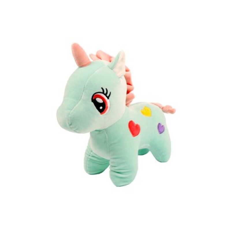 Peluche unicornio Verde