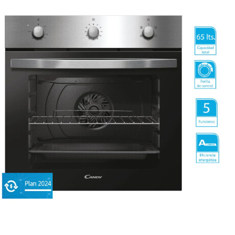 Horno de Empotrar Eléctrico 60cm Candy FCPKS826XLE Inox