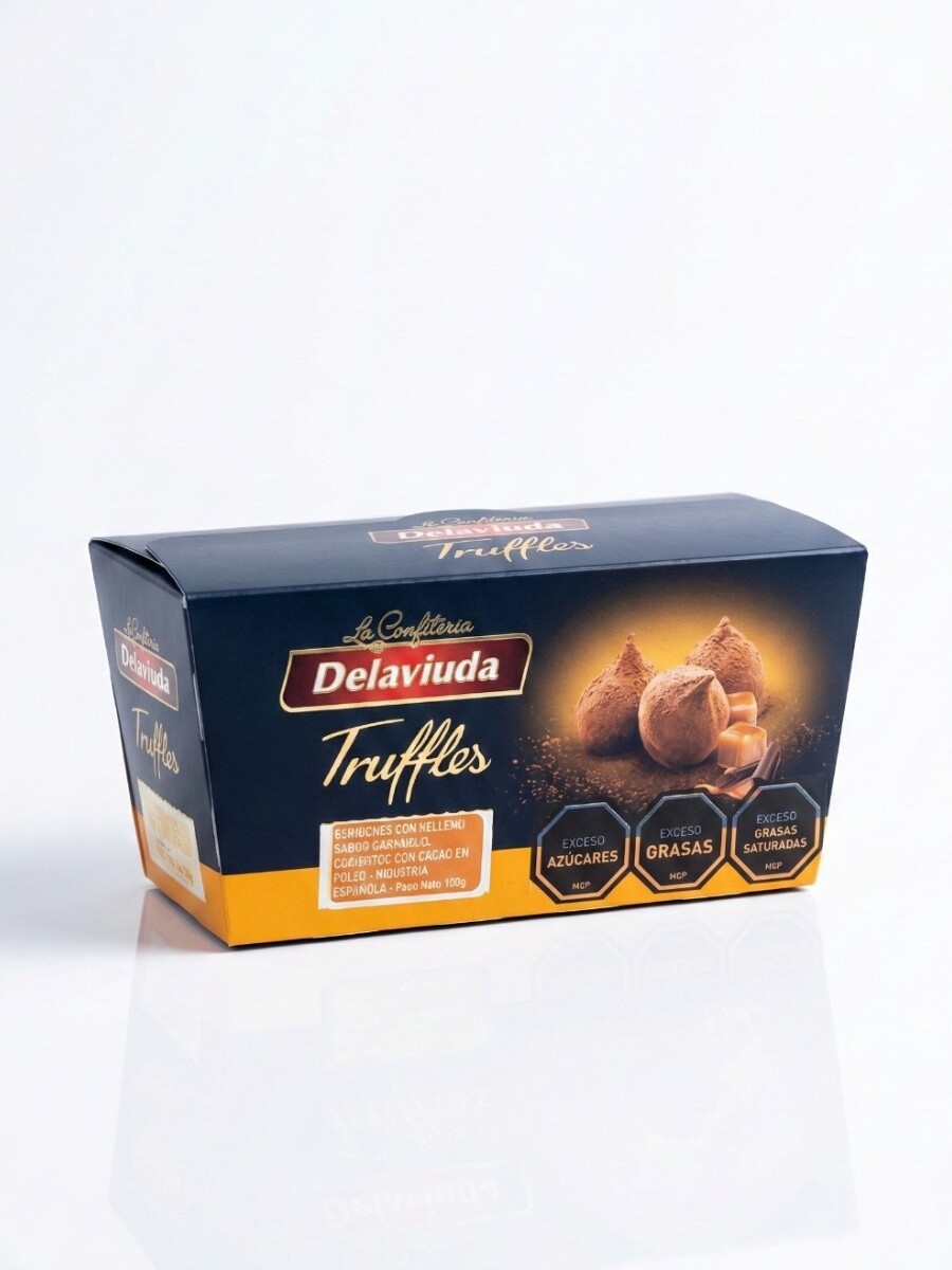 Trufas de chocolate y caramelo De la Viuda 