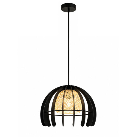 Lámpara Colgante de Techo Metal Hilo E27 Diseño Moderno Negro