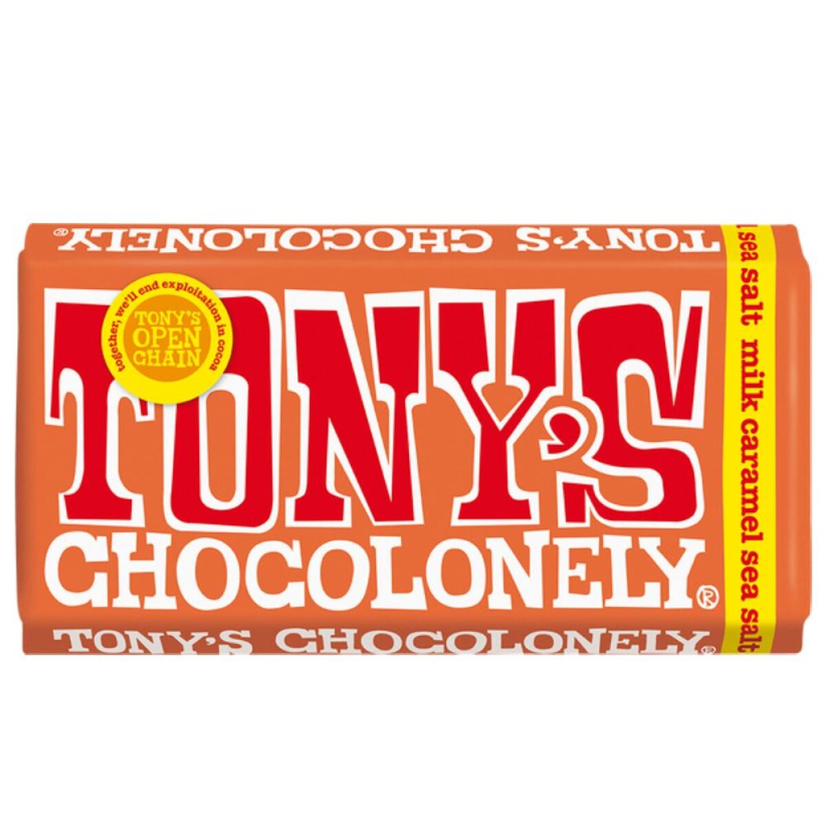 Chocolate con Leche Tony's Caramelo y Sal Marina 180g 