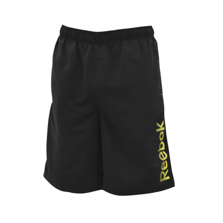 Bermuda Reebok para Niños y Jóvenes Deportiva Urbana Casual Negro