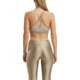 Reebok Holiday Lux Strappy Sports Bra - Mujer Beige