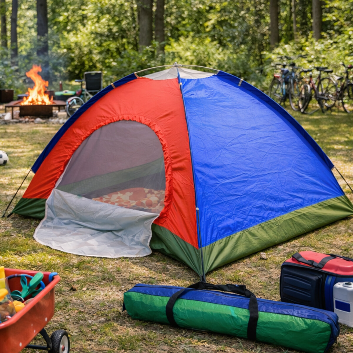 Carpa 2x2m Para 4 Personas 